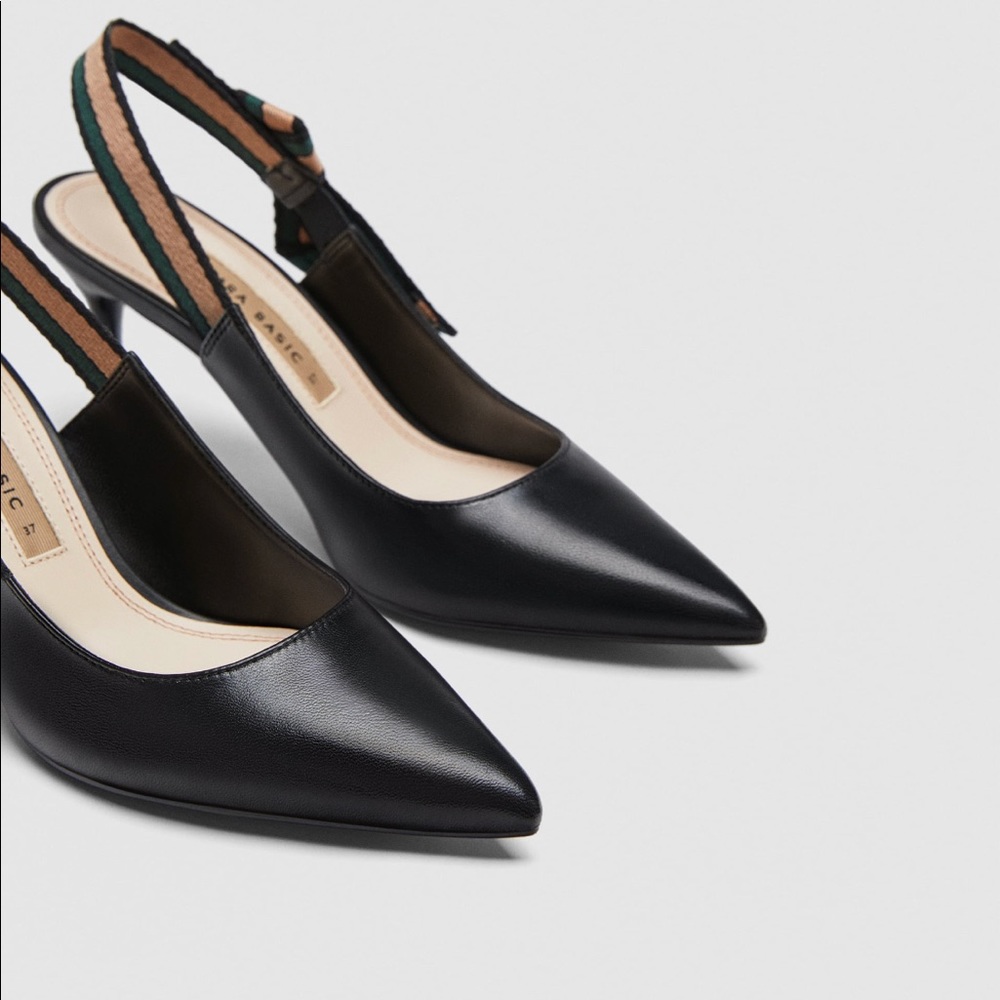 Zara Slingback Heels